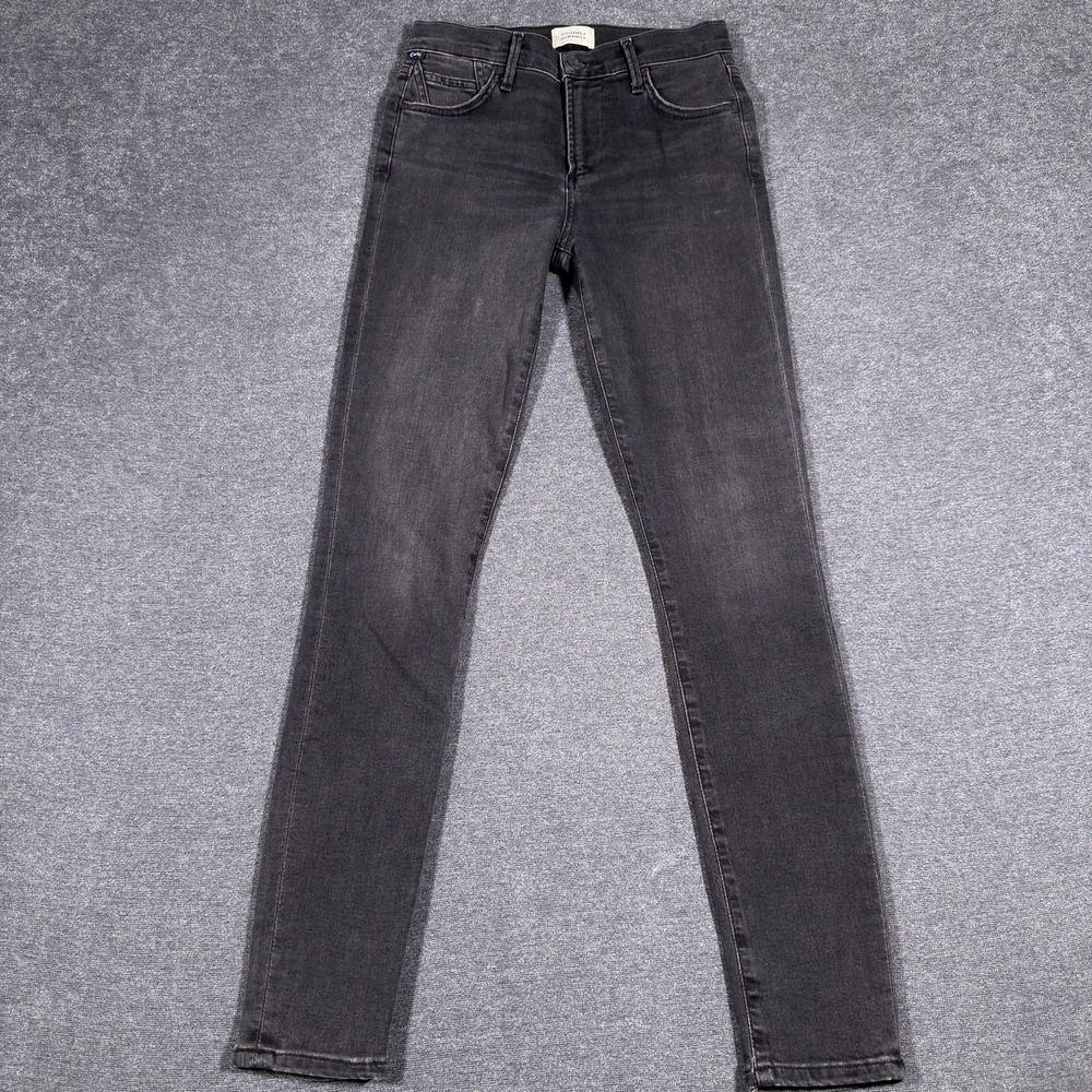 Citizens of Humanity Rocket Ankle Jeans Womens 25 Gray High Rise‎ Skinny Denim